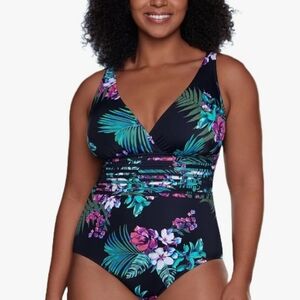 Tropical Floral One-Piece Swimsuit